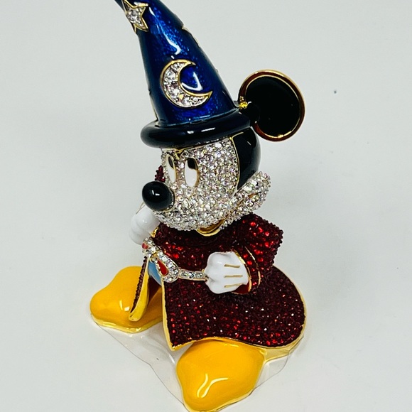 Disney Arribas Brothers Limited Edition Sorcerer Mickey Mouse Swarovski Figurine - Picture 9 of 14